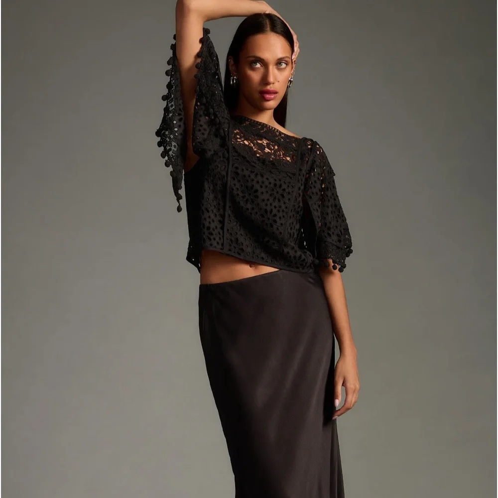 Victorian Cutwork Blouse NWT M
